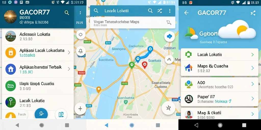 Antarmuka pengguna GACOR77 yang jelas dan informatif untuk pelacakan lokasi.
