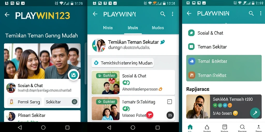 Tampilan antarmuka aplikasi PLAYWIN123 yang user-friendly.