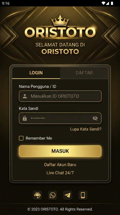 Masuk Akun Oristoto dengan Mudah dan Aman